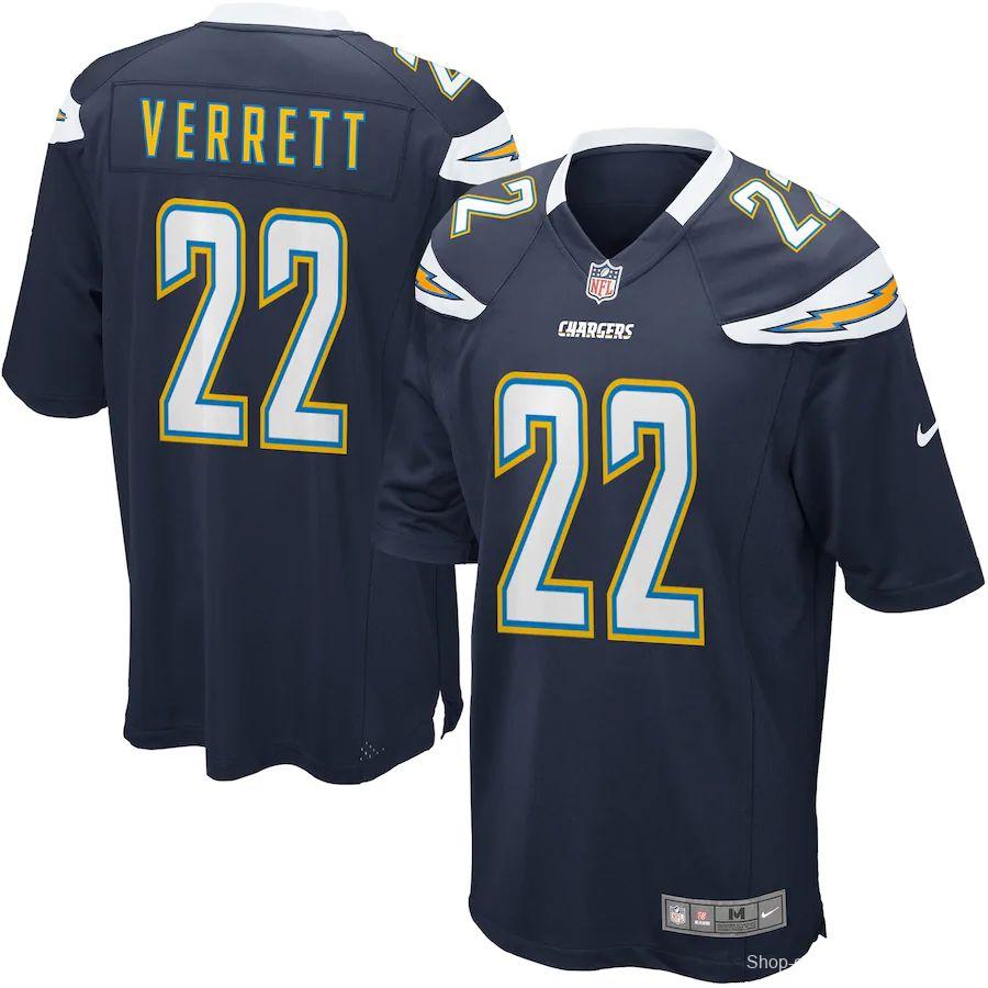 Mens Jason Verrett Navy Blue Player Limited Team Jersey