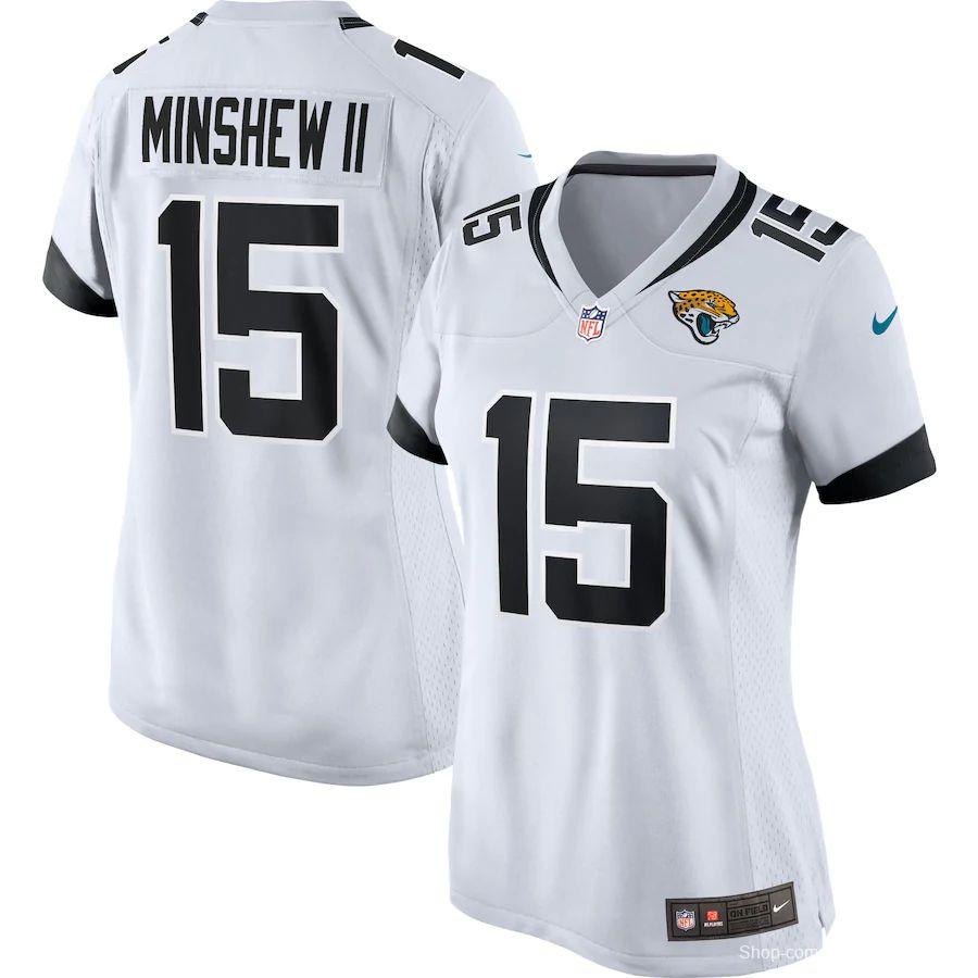 Women's Gardner Minshew II White Player Limited Team Jersey