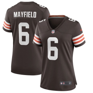 Women's Baker Mayfield Brown Player Limited Team Jersey