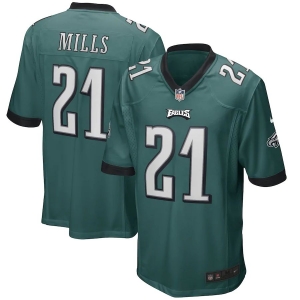 Men's Jalen Mills Midnight Green Player Limited Team Jersey