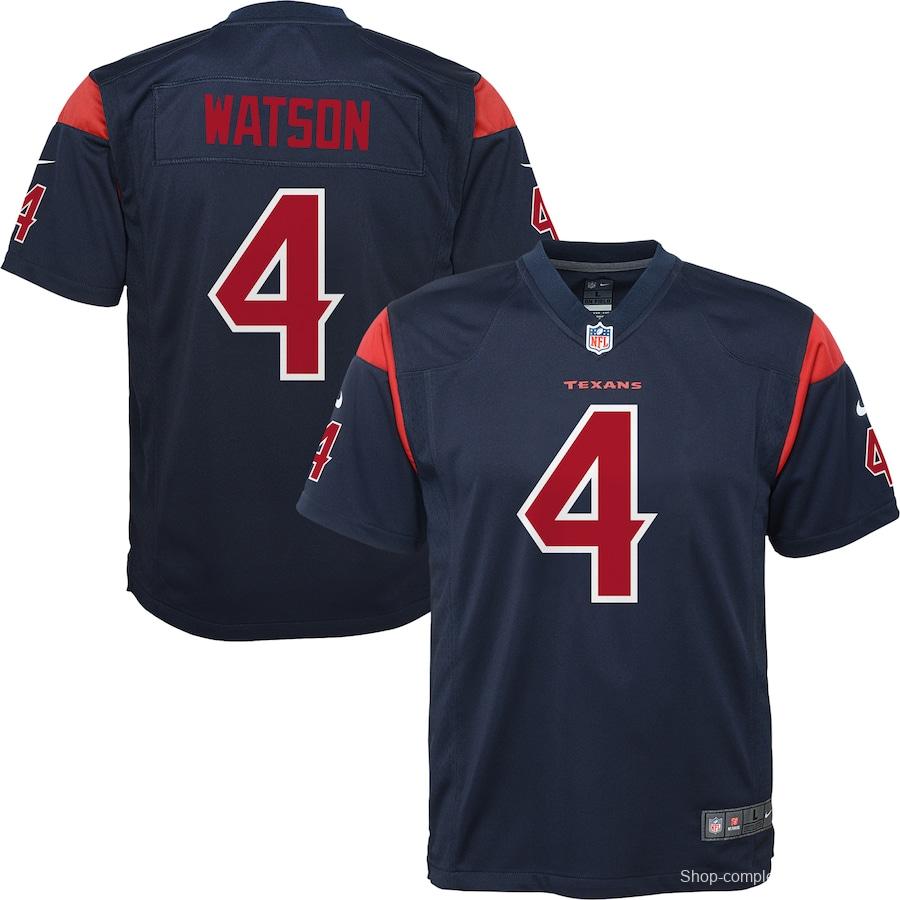 Youth Deshaun Watson Navy Rush Player Limited Team Jersey