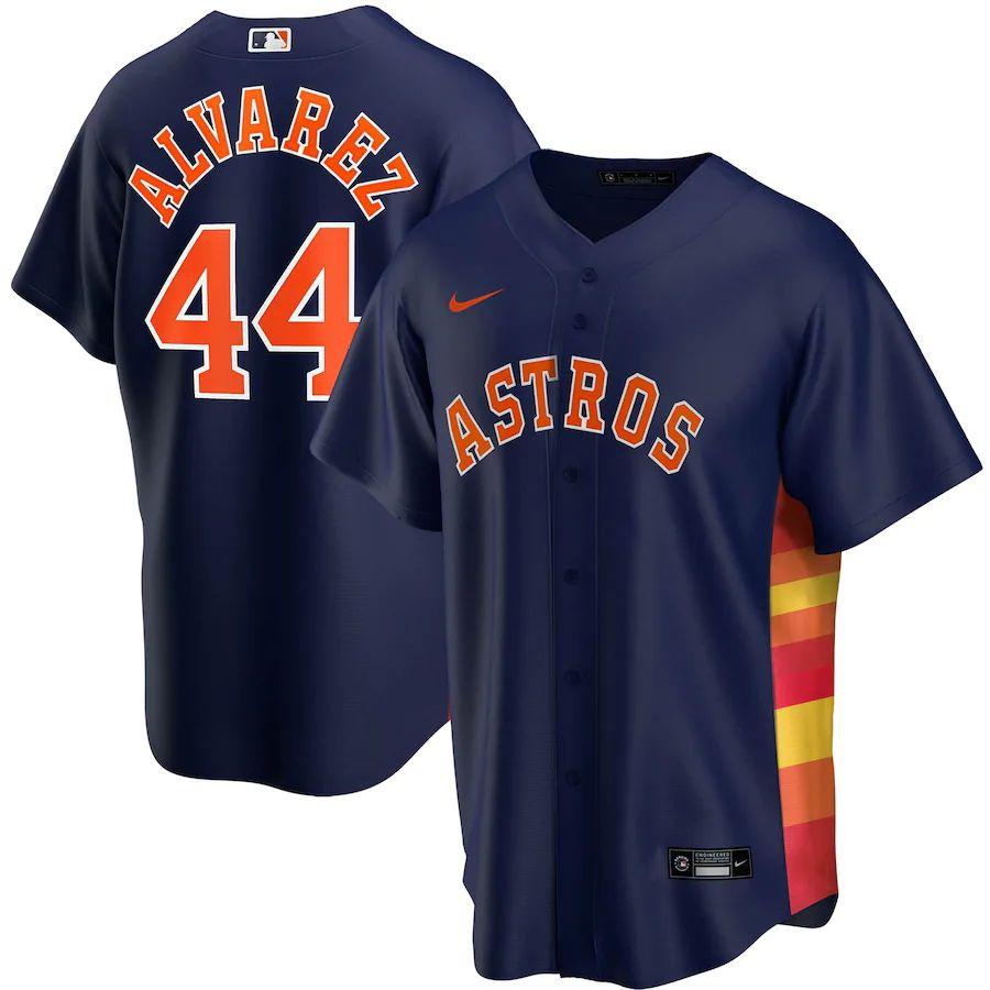 Youth Yordan Alvarez Navy Alternate 2020 Player Team Jersey