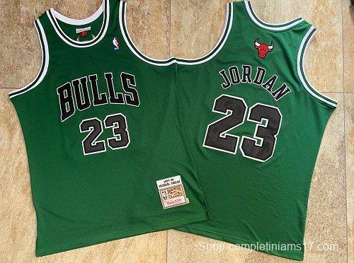 Men's Michael Jordan Green Retro Classic Team Jersey