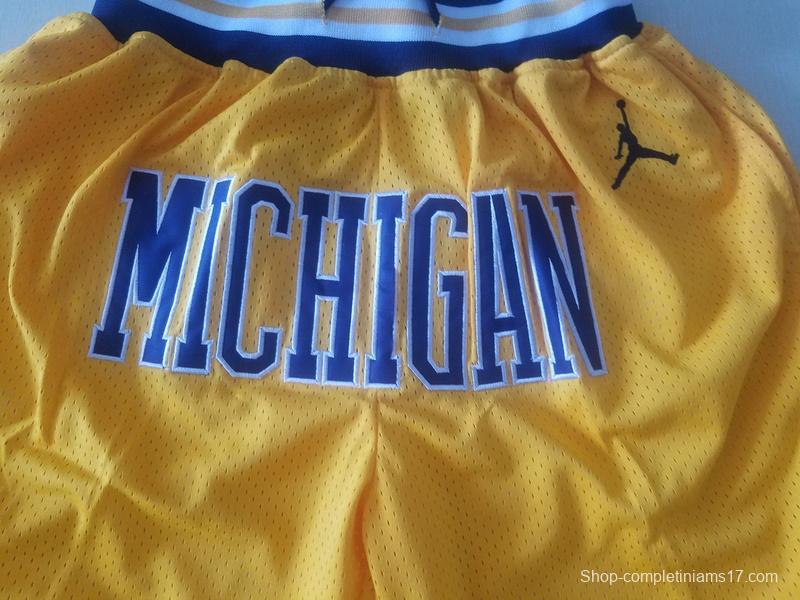 Michigan State College Navy Blue Basketball Shorts