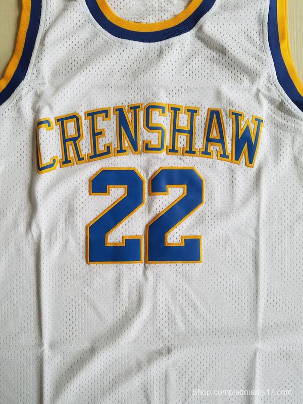 Omar Epps Quincy McCall 22 Crenshaw High School Basketball Jersey Love and Basketball