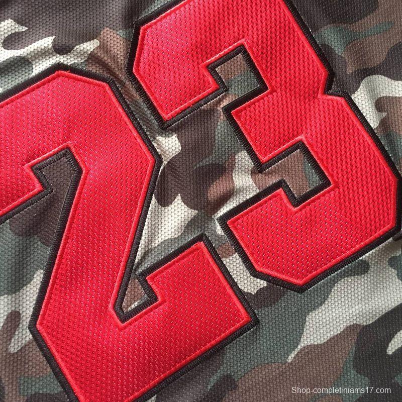 Men's Michael Jordan Camouflage Retro Classic Team Jersey