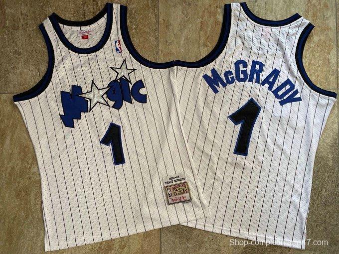 Men's Tracy McGrady White Retro Classic Team Jersey