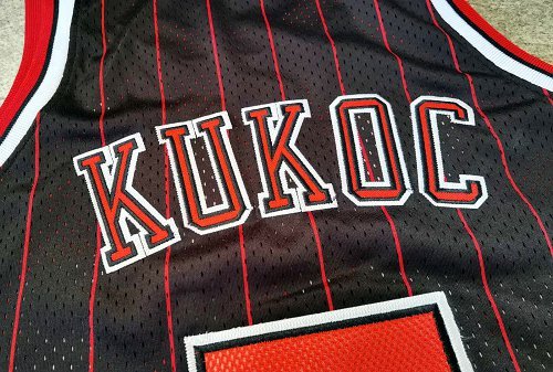 Men's Toni Kukoc Black Retro Classic Team Jersey