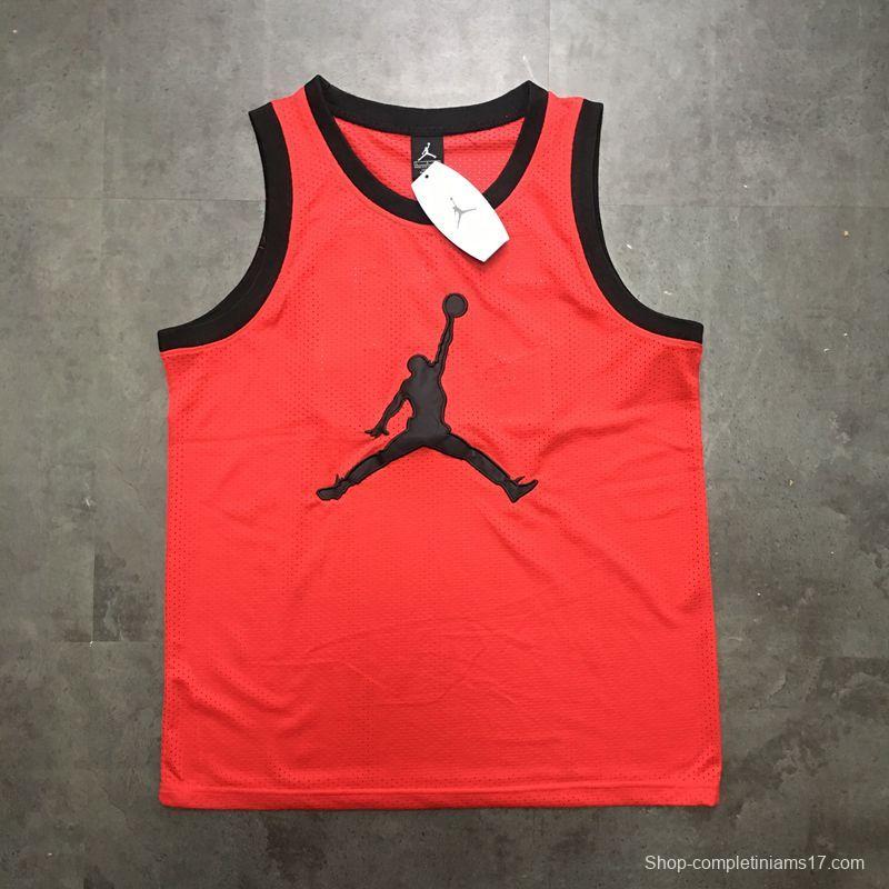 Men's Michael Jordan Red Retro Classic Team Jersey