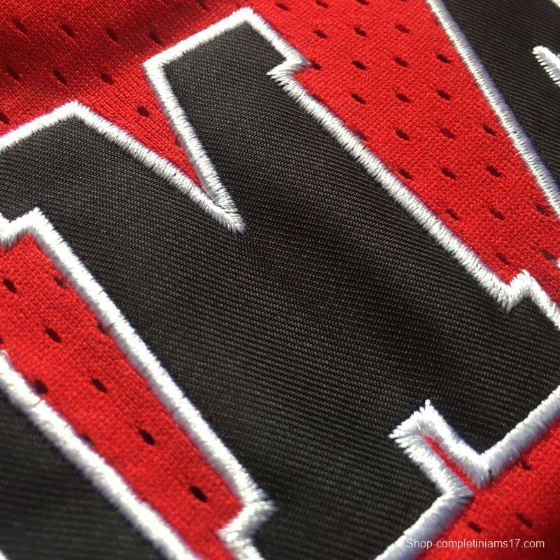 Men's Dennis Rodman Red Retro Classic Team Jersey