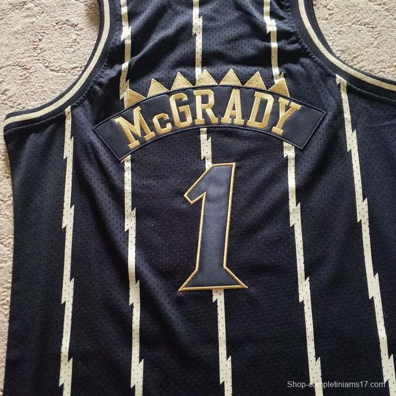 Men's Tracy McGrady Black Retro Classic Team Jersey