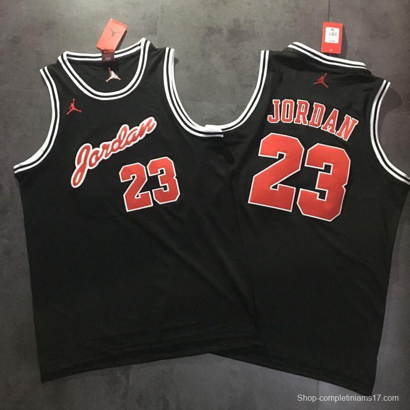 Men's Michael Jordan Black Retro Classic Team Jersey