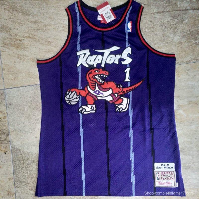 Men's Tracy McGrady Purple Retro Classic Team Jersey