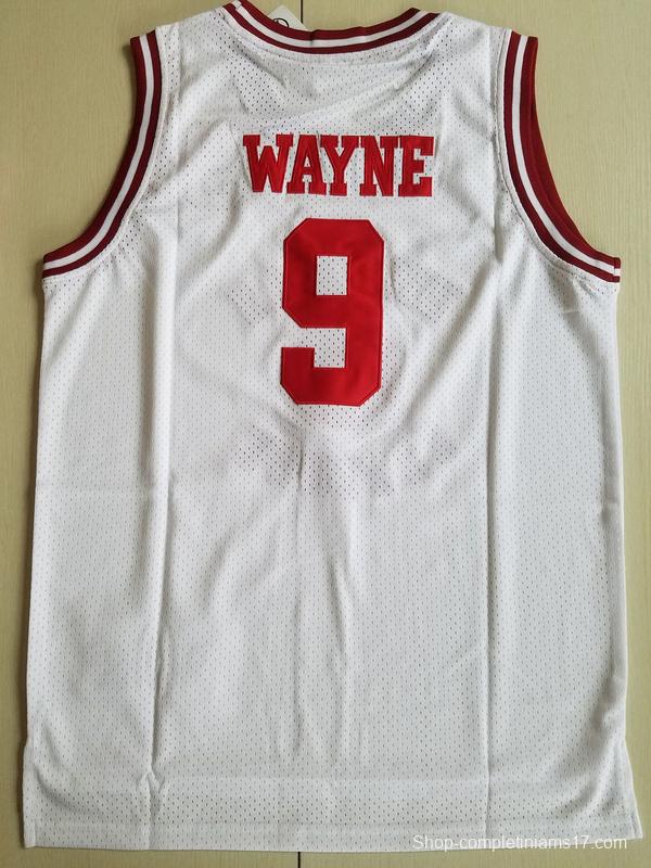 Dwayne Wayne 9 Hillman College Theater White Basketball Jersey A Different World