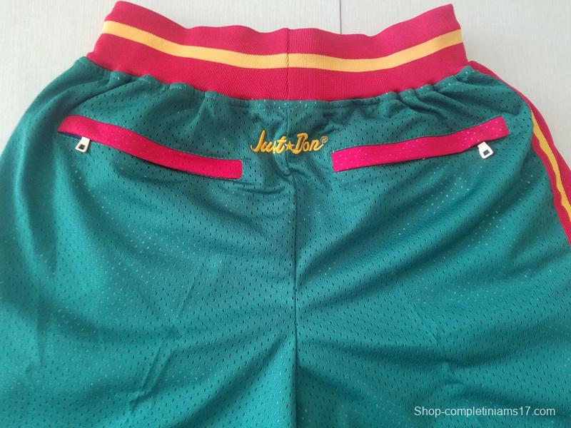 Seattle 1995-96 Throwback Classics Basketball Team Shorts