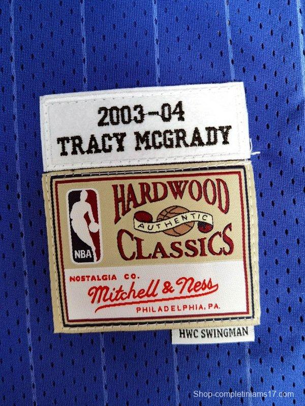 Men's Tracy McGrady Blue Retro Classic Team Jersey