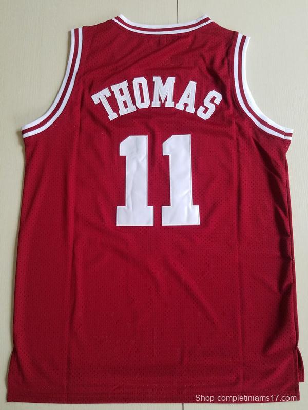 Isiah Thomas 11 Indiana College Crimson Basketball Jersey