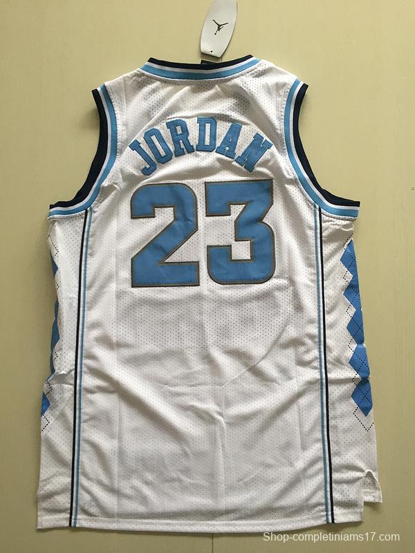 Michael Jordan 23 North Carolina College Basketball Jersey With AJ Logo