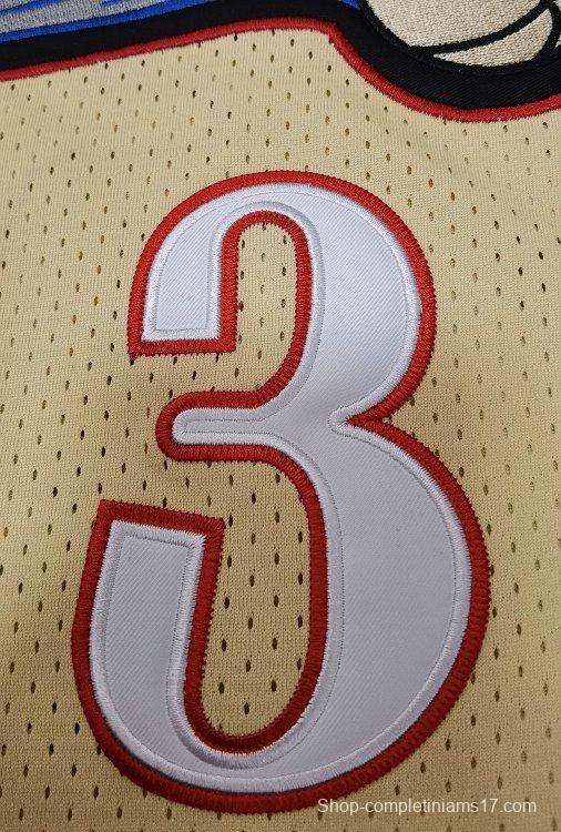 Men's Allen Iverson Golden Retro Classic Team Jersey