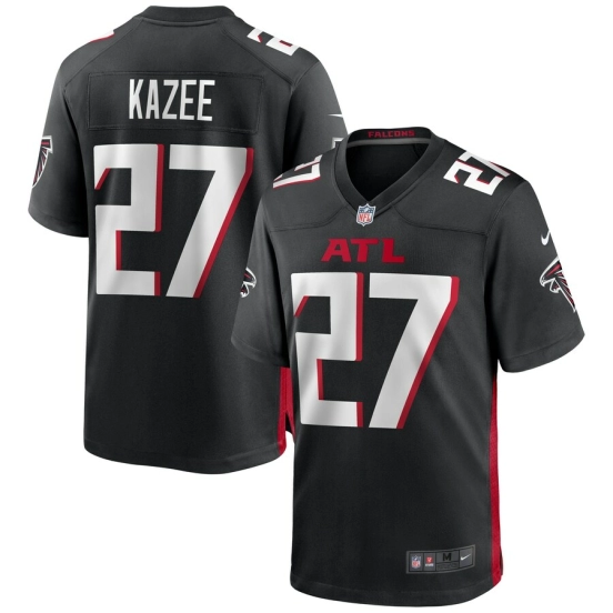 Men's Damontae Kazee Black Player Limited Team Jersey