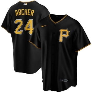 Men's Chris Archer Black Alternate 2020 Player Team Jersey