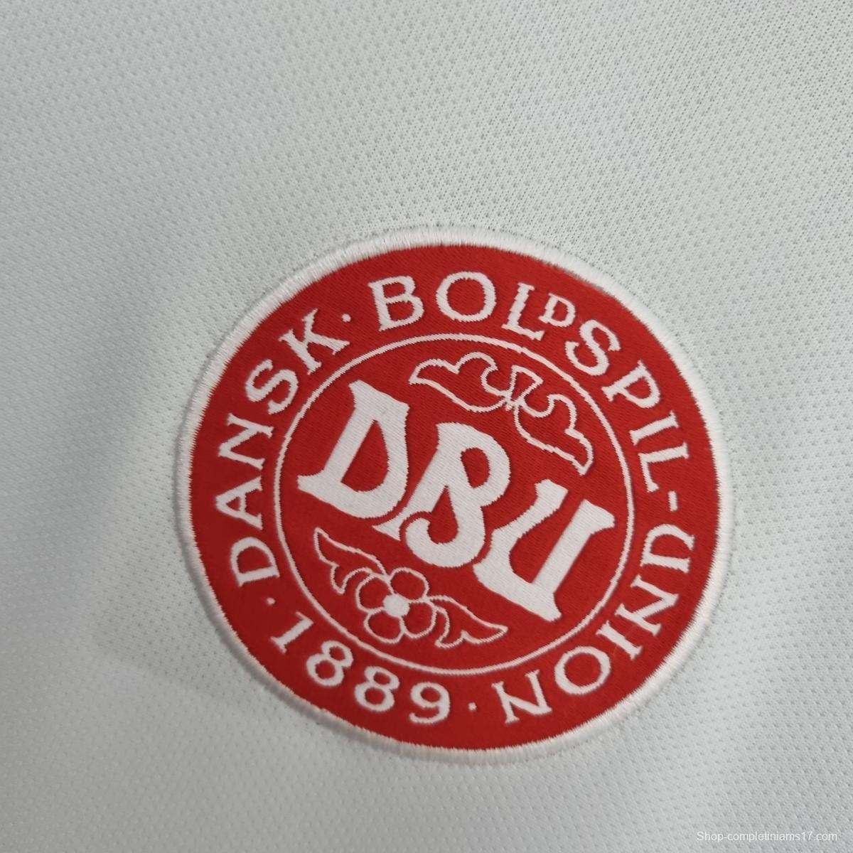 2022 Denmark Hummel x BLS Hafnia Limited Edition White Soccer Jersey