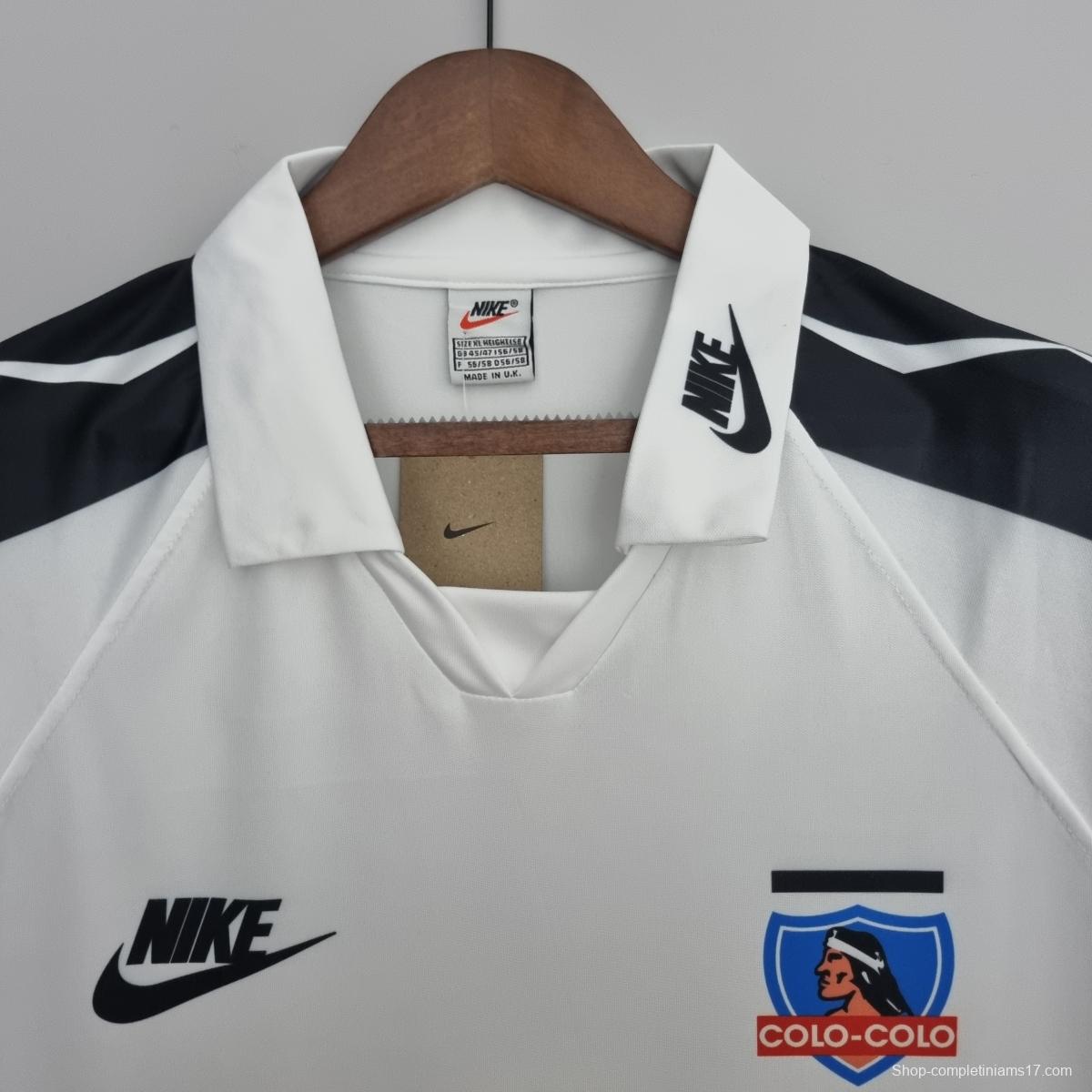 Retro 1995 Colo Colo home Soccer Jersey