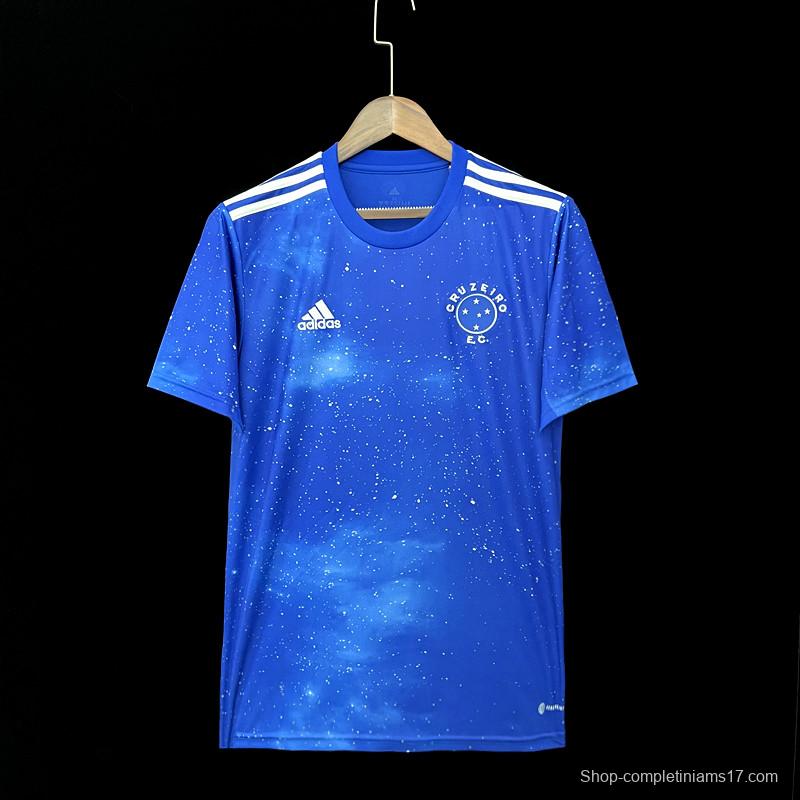 22/23 Cruzeiro Home Soccer Jersey