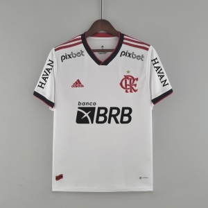 22/23 All Sponsors Flamengo Away  Soccer Jersey