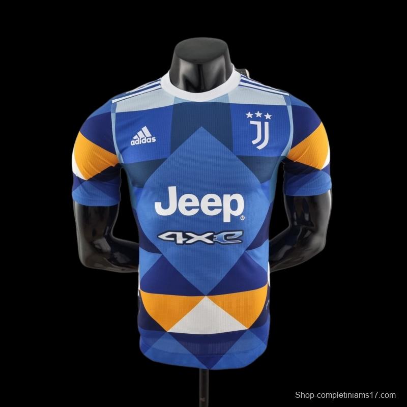 Player Version 22/23 Juventus Fourth Away Soccer Jersey