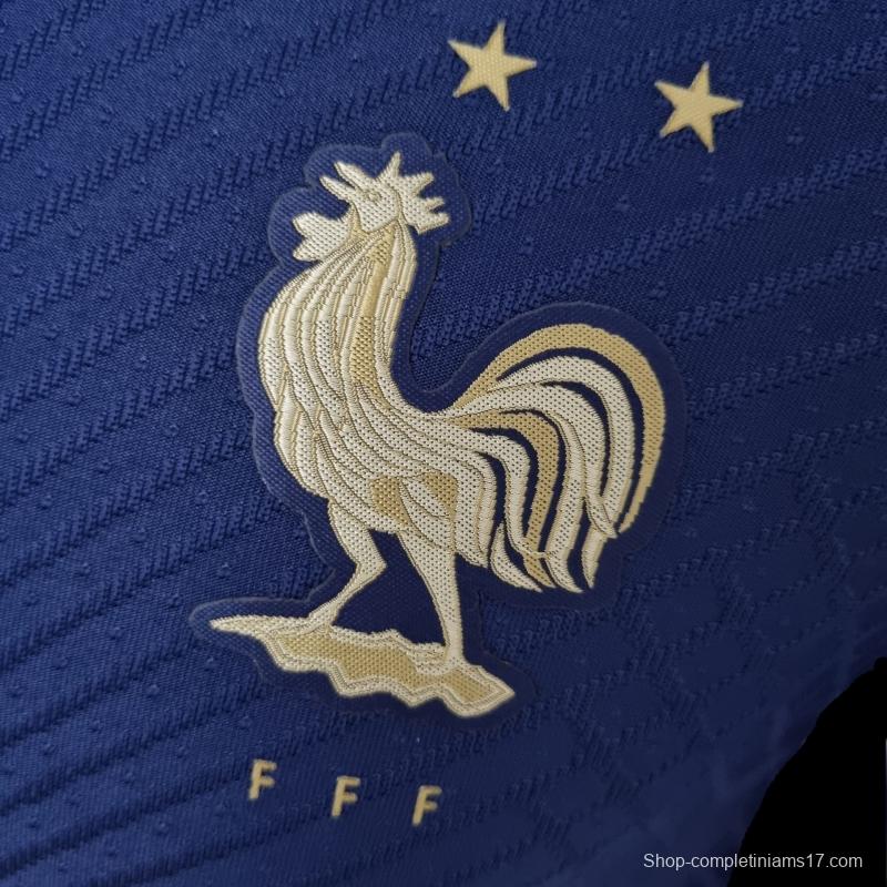 Player Version 2022 France Training Jersey Blue