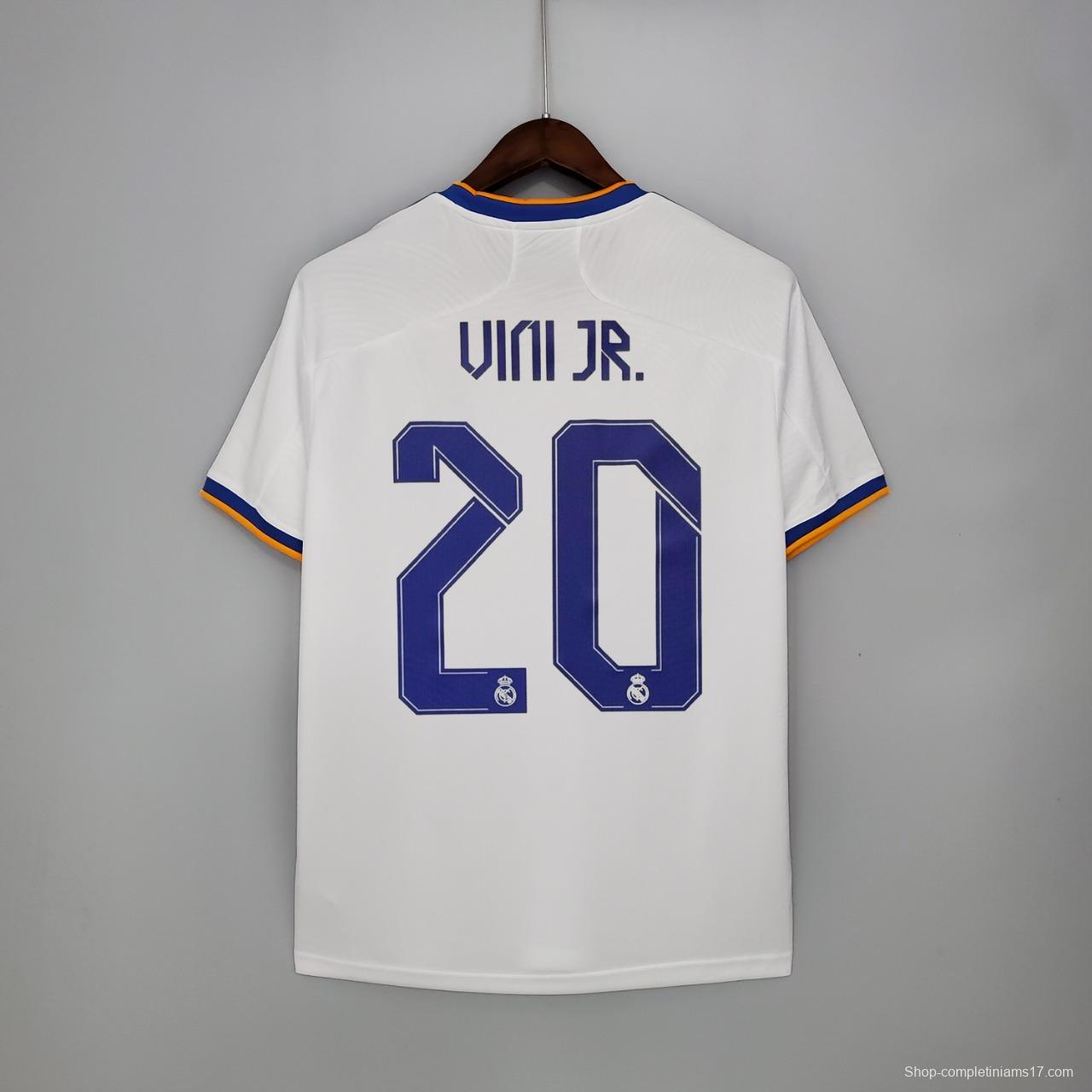 21/22 Real Madrid Final Version Home Soccer Jersey