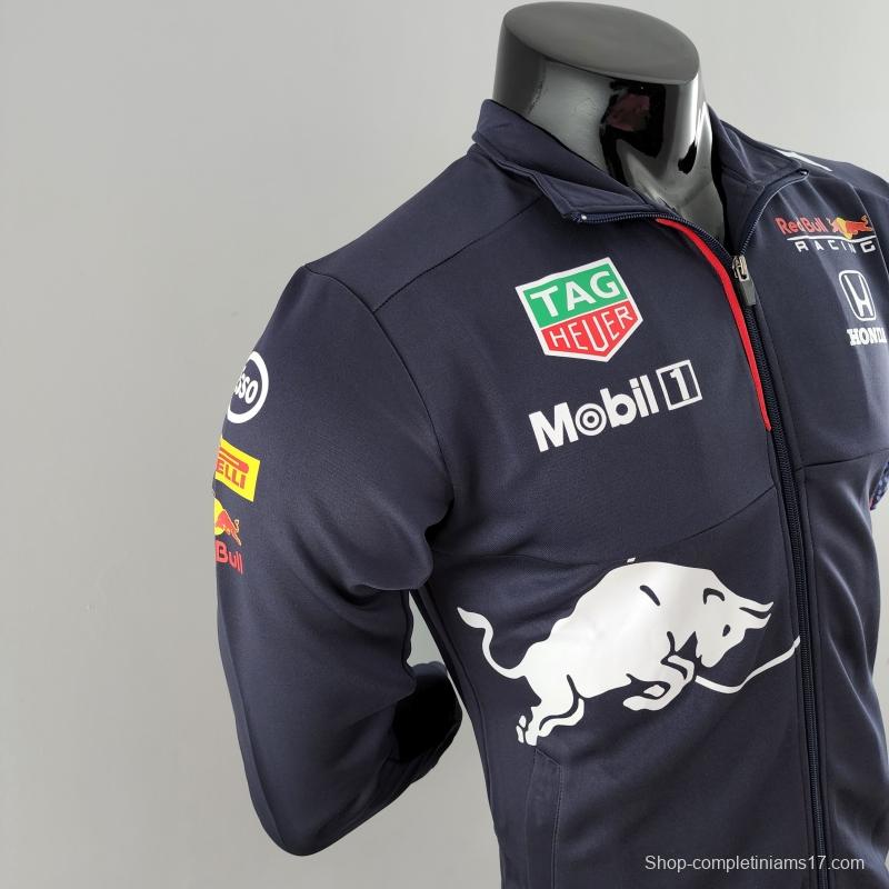 2022 F1 Redbull Full Zipper Hoodie Jacket #0004