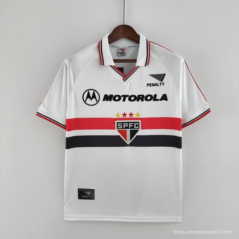 Retro Sao Paulo 1999 Home Soccer Jersey