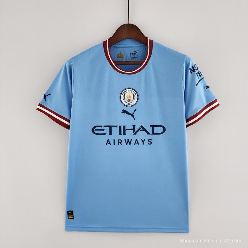 Retro 22/23 Manchester City Home Jersey