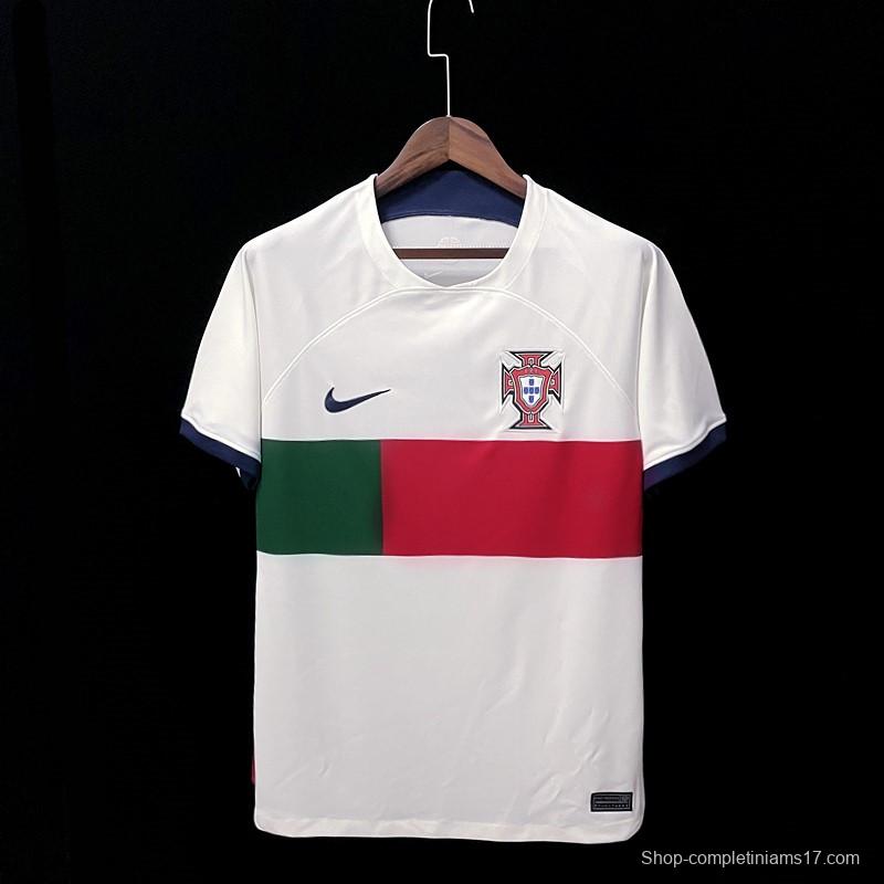 2022 Portugal Away Soccer Jersey