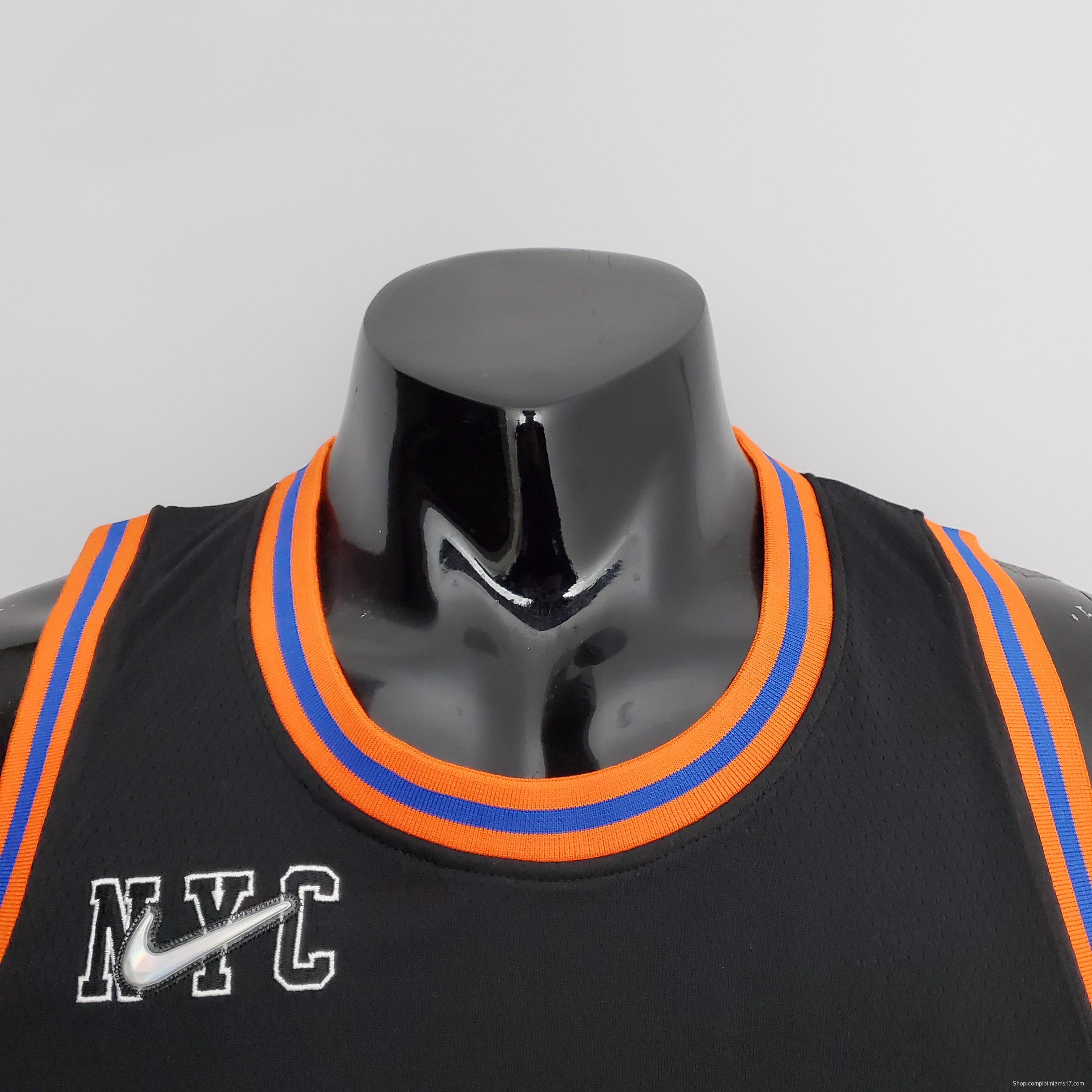 2022 Season Rose#4 Knicks Urban Edition Black NBA Jersey