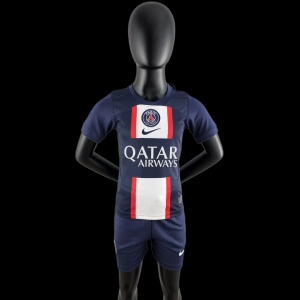 22/23 Kids Kit PSG Home Size：16-28 Soccer Jersey