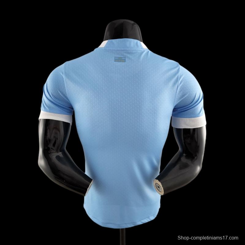 Player Version 2022 Uruguay Home Soccer Jersey