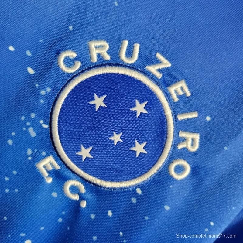 22/23 Women's Cruzeiro Home Soccer Jersey