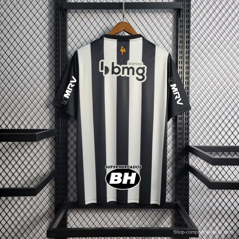 22/23 Atletico Mineiro Home All Sponsors + Patches Soccer Jersey