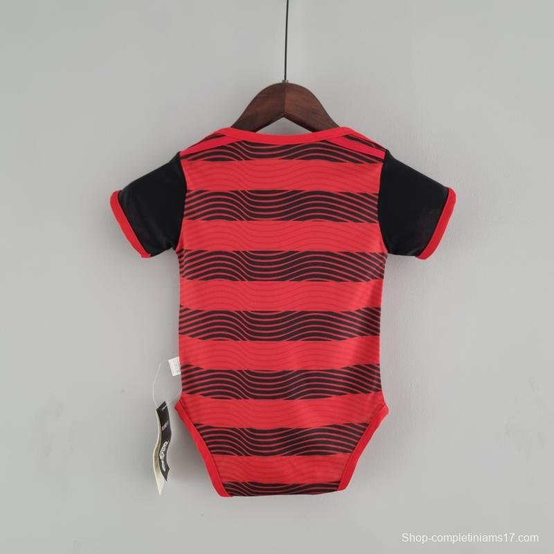 22/23 Flamengo Home Baby KM#0025 9-12 Soccer Jersey