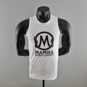 2022 NBA Mamba White Vest Shirt #K000185