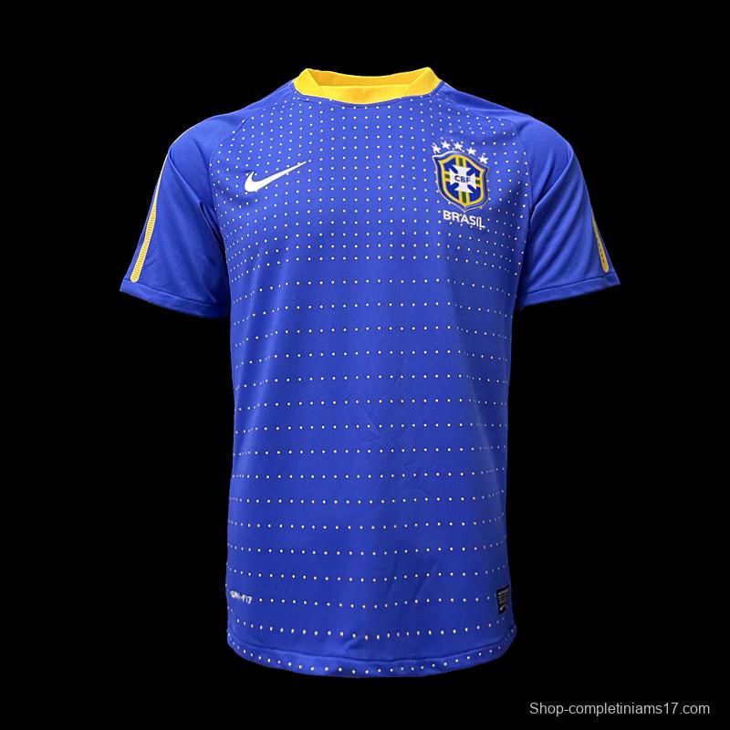 Retro 2010 Brazil Away Soccer Jersey