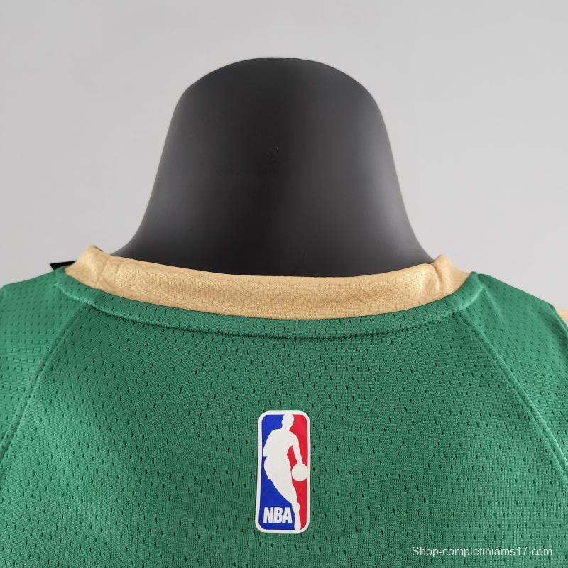 2020 Tatum #0 Boston Celtics City Edition Green NBA Jersey