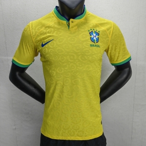 Player Version 2022 Brazil Home Soccer Jersey