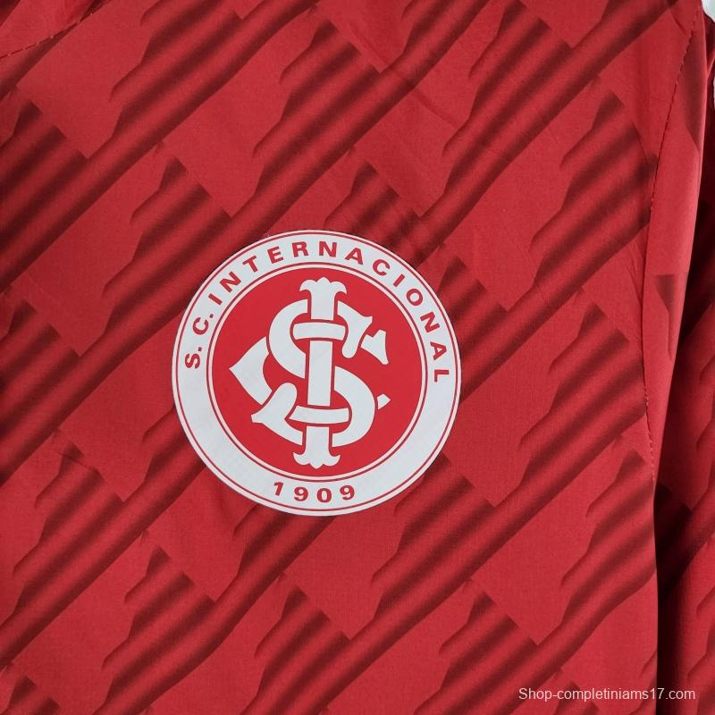 2022 SC Internacional Windbreaker Red White Edge