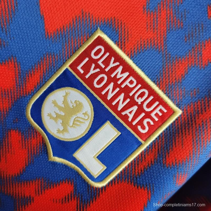 22/23 Olympique Lyonnais Lyon Away Soccer Jersey