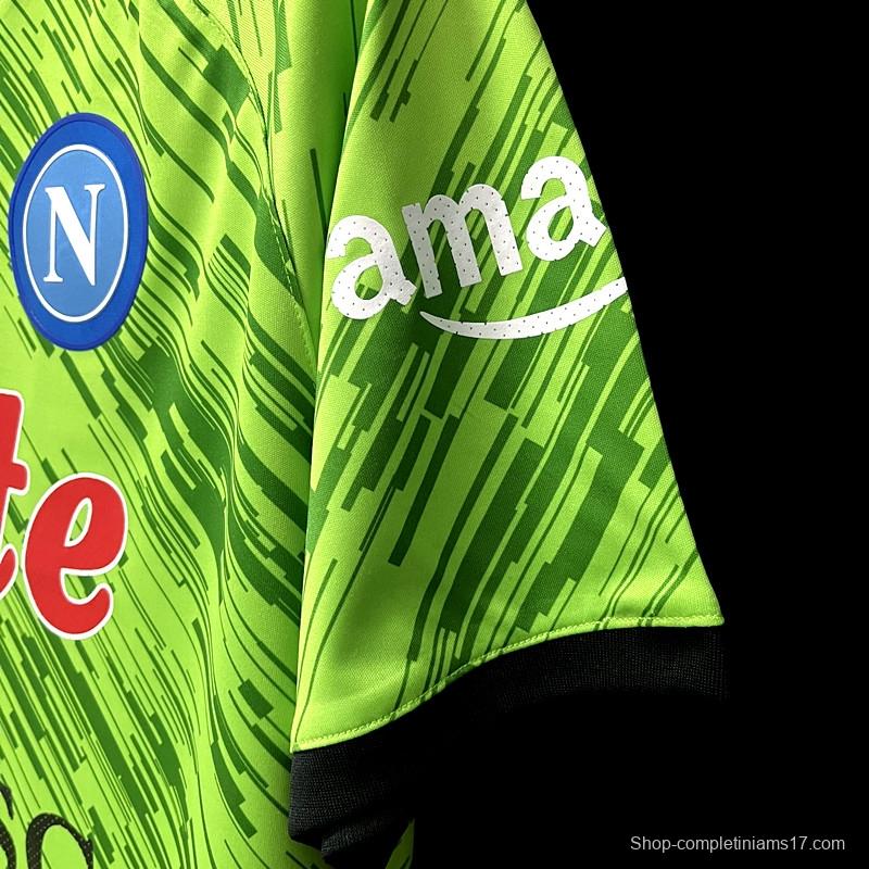 22/23 Napoli Green Goalkeeper Jersey