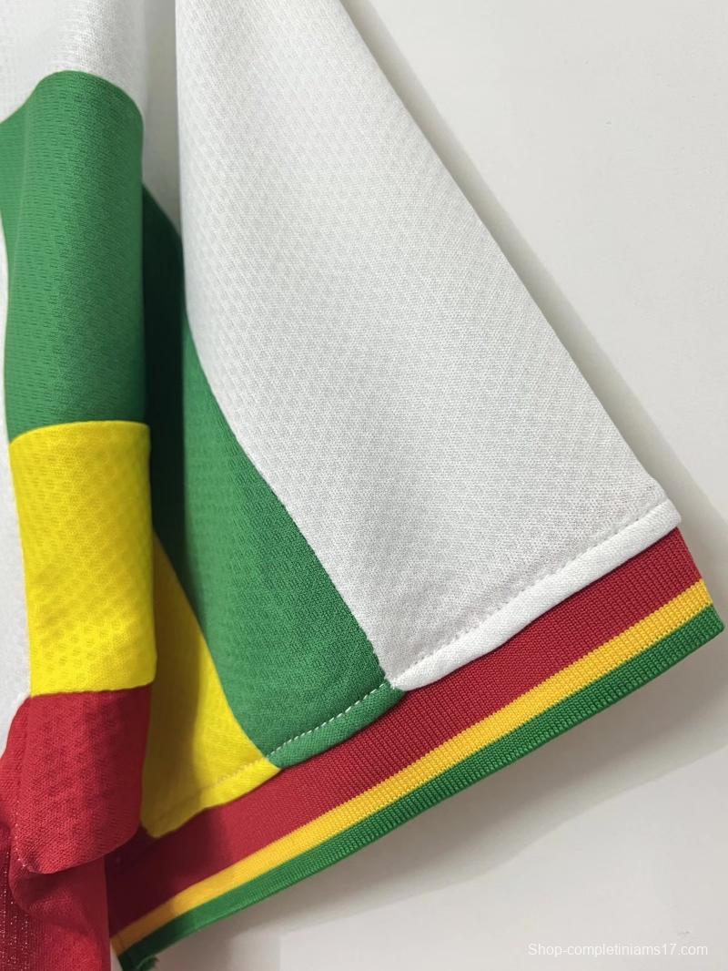 Retro 2002 Senegal White Jersey